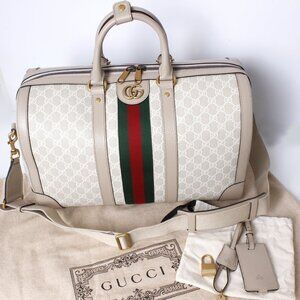 GUCCI SAVOY Duffle Bag Boston